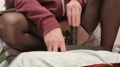 Valentine’s Night: Lexy Explores Anal Toy Play