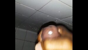 Alex696921’s Solo Cumshot in a Homemade Ebony Clip