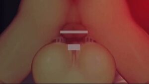 Animated gay anal action with rough, bareback intensity