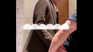 Handsome Asian twink takes a big cock in bareback action