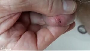 Rustyas1: intimate close-up solo with pre-cum