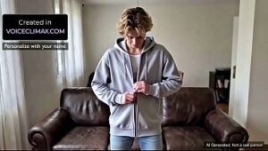 Gay Experience for a Blonde Twink in AI-Powered POV JOI