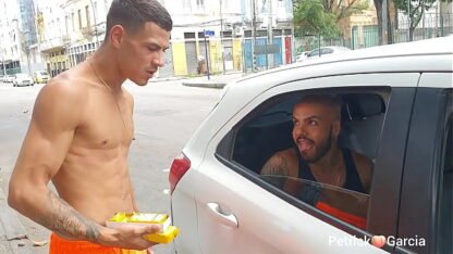 Endowed Paçoca Vendor Fucks and Sucks with Petrick Garcia
