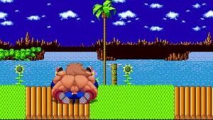 Sonic the Hedgehog and Leo in a MUGEN furry gay crossover